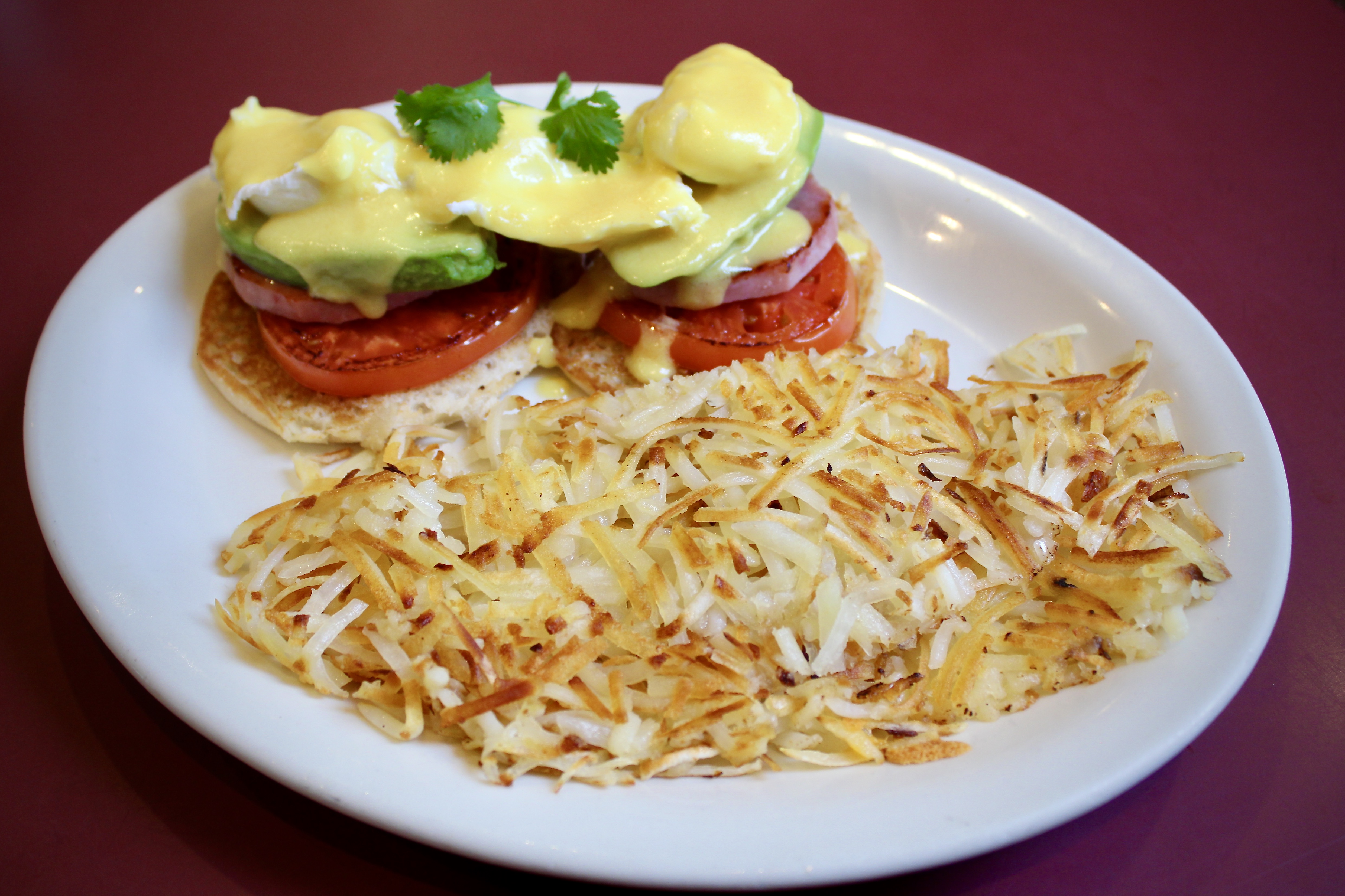 Order California Benedict  food online from Andys Cafe store, Des Plaines on bringmethat.com