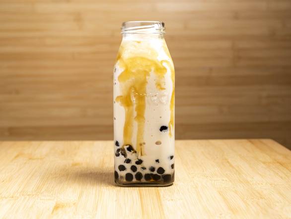 Order Caramel Ice Milk Smoothie food online from Plentea- Berkeley store, Berkeley on bringmethat.com