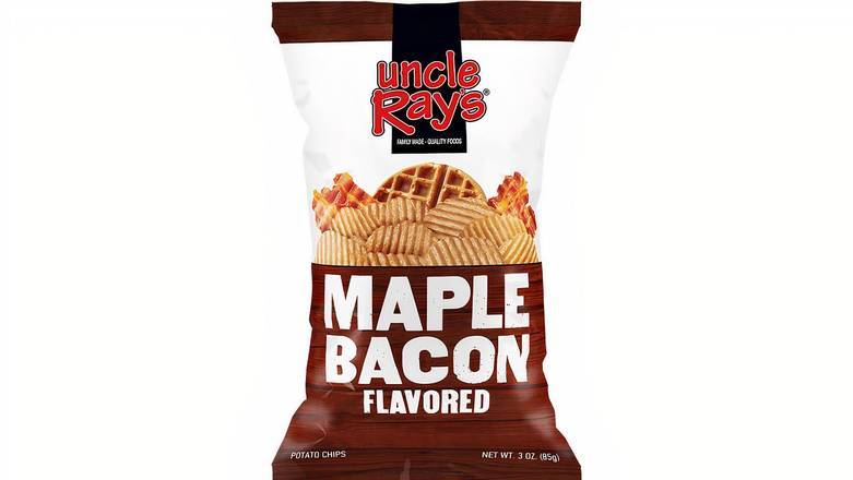 Order Uncle Ray's Maple Bacon Potato Chips - 3 oz food online from Mac On 4th store, Alton on bringmethat.com