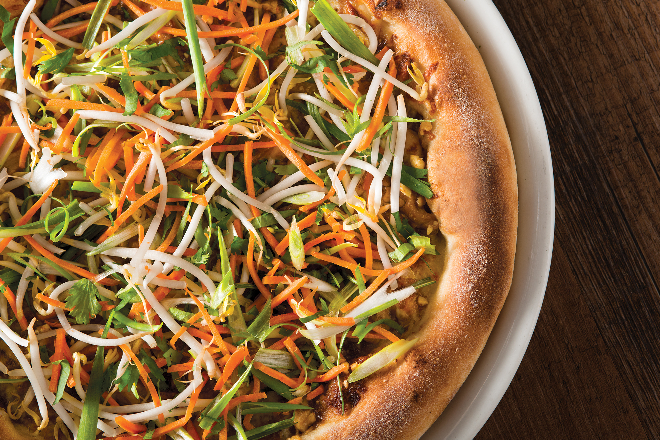 Order Thai Chicken Pizza food online from California Pizza Kitchen - River City Dr store, Jacksonville on bringmethat.com