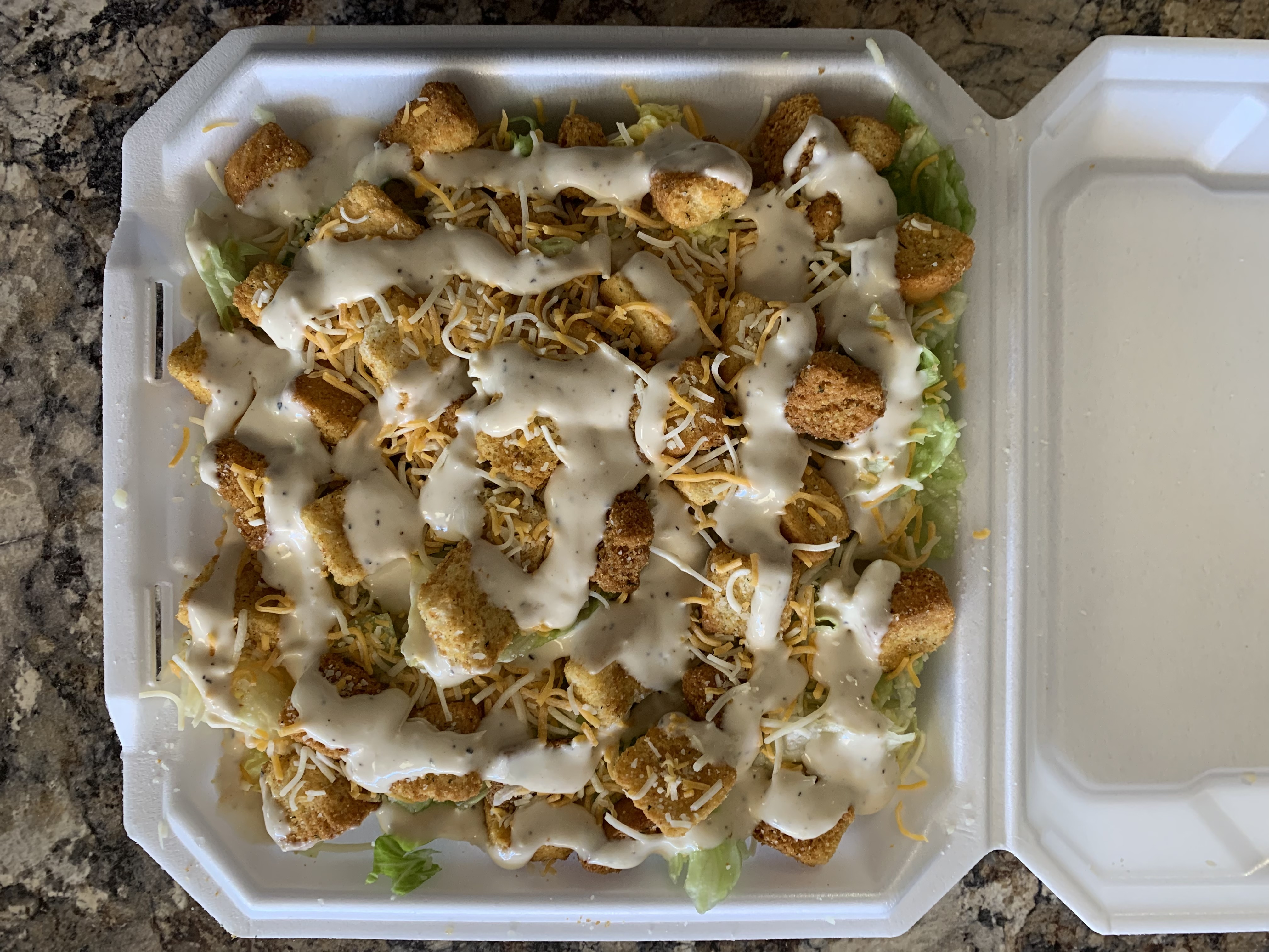 Order Caesar Salad food online from Baja Giant Piza store, San Diego on bringmethat.com