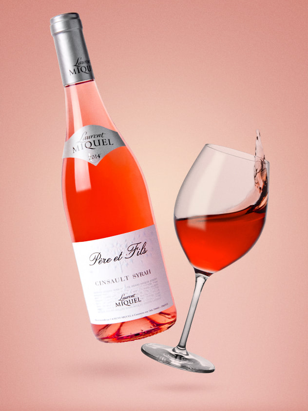 Order Laurent Miquel Cinsault Syrah Rose food online from Simply Wine store, New York on bringmethat.com