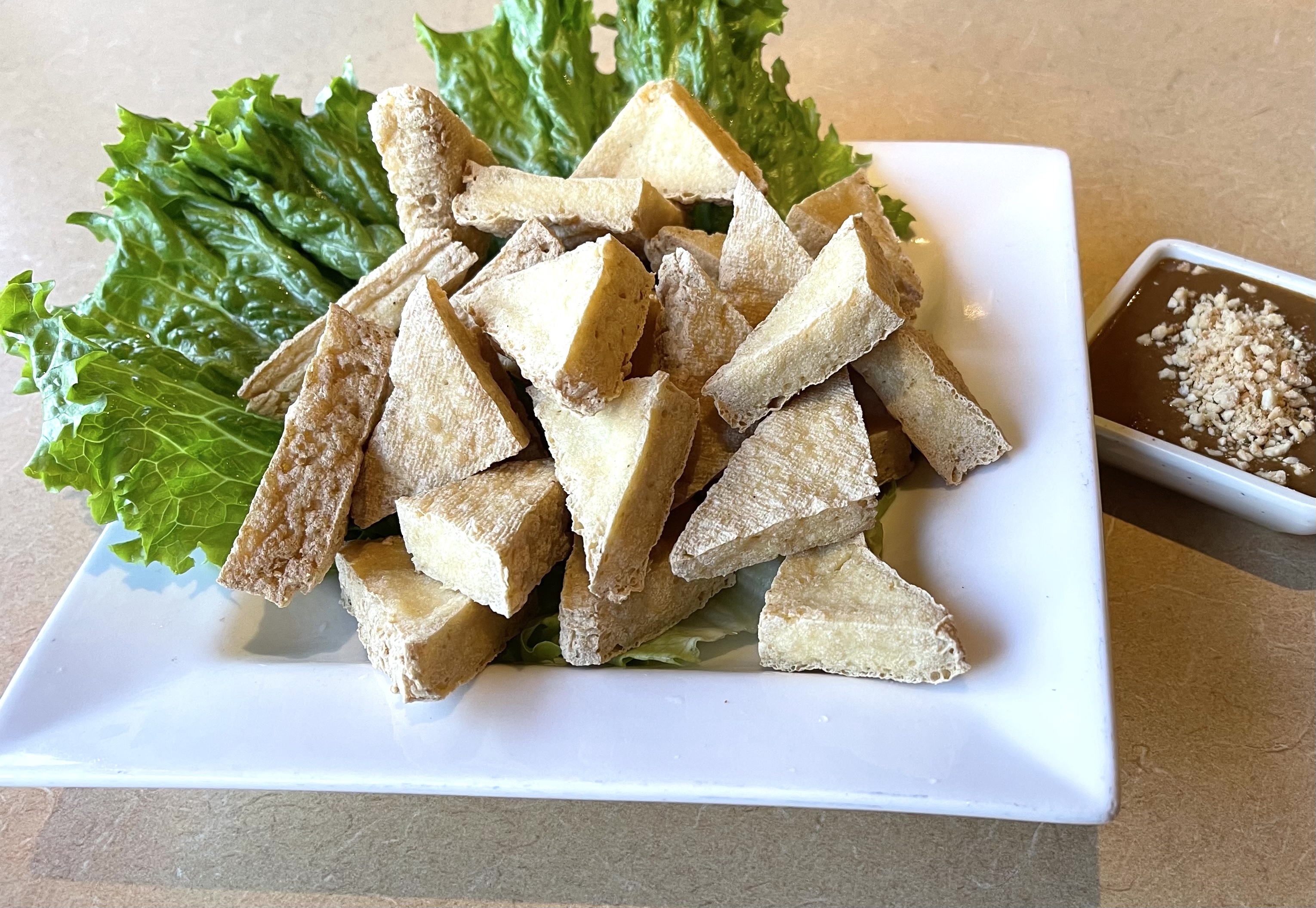 Order 12 Pieces Fried Tofu food online from Le Soleil store, San Leandro on bringmethat.com