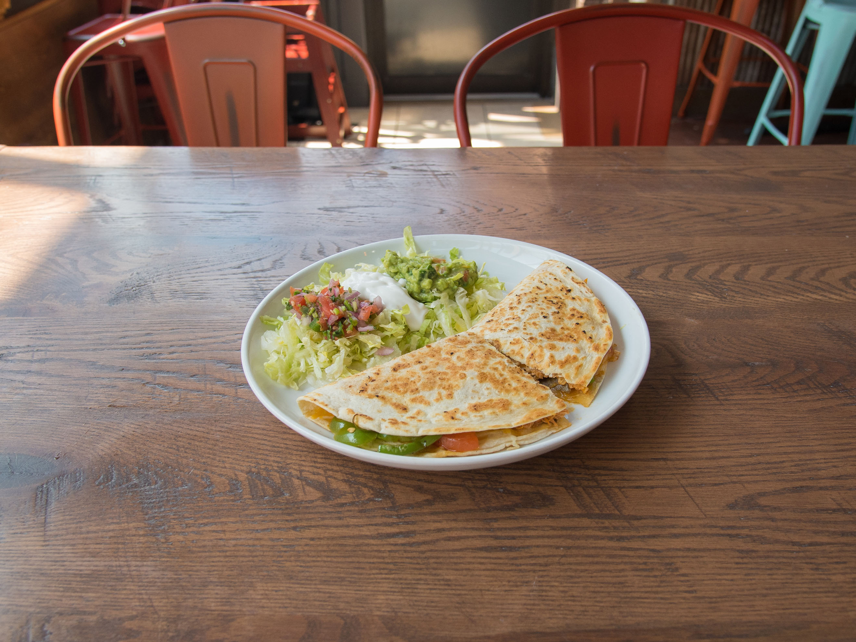 Order Senor Quesadilla food online from #Tequila Street Tacos & Cantina store, Indianapolis on bringmethat.com