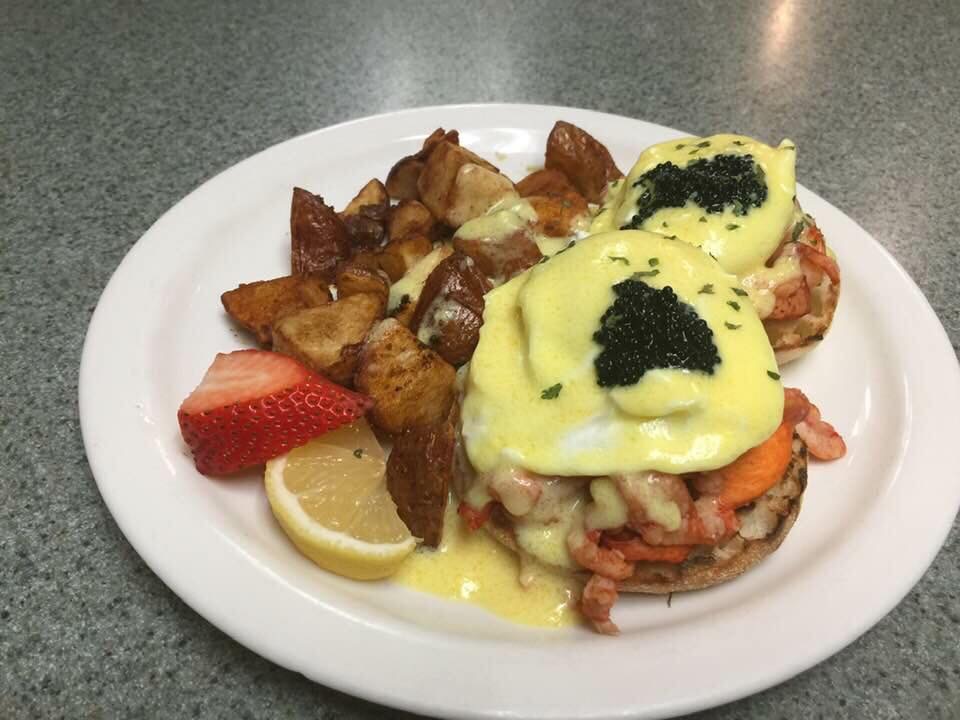 Order Lobster & Caviar Benedict food online from Granite Street Cafe store, Quincy on bringmethat.com