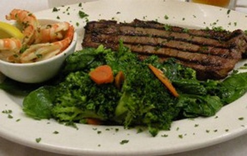 Order A1 Steak and Shrimp food online from Victorio's Ristorante store, North Hollywood on bringmethat.com