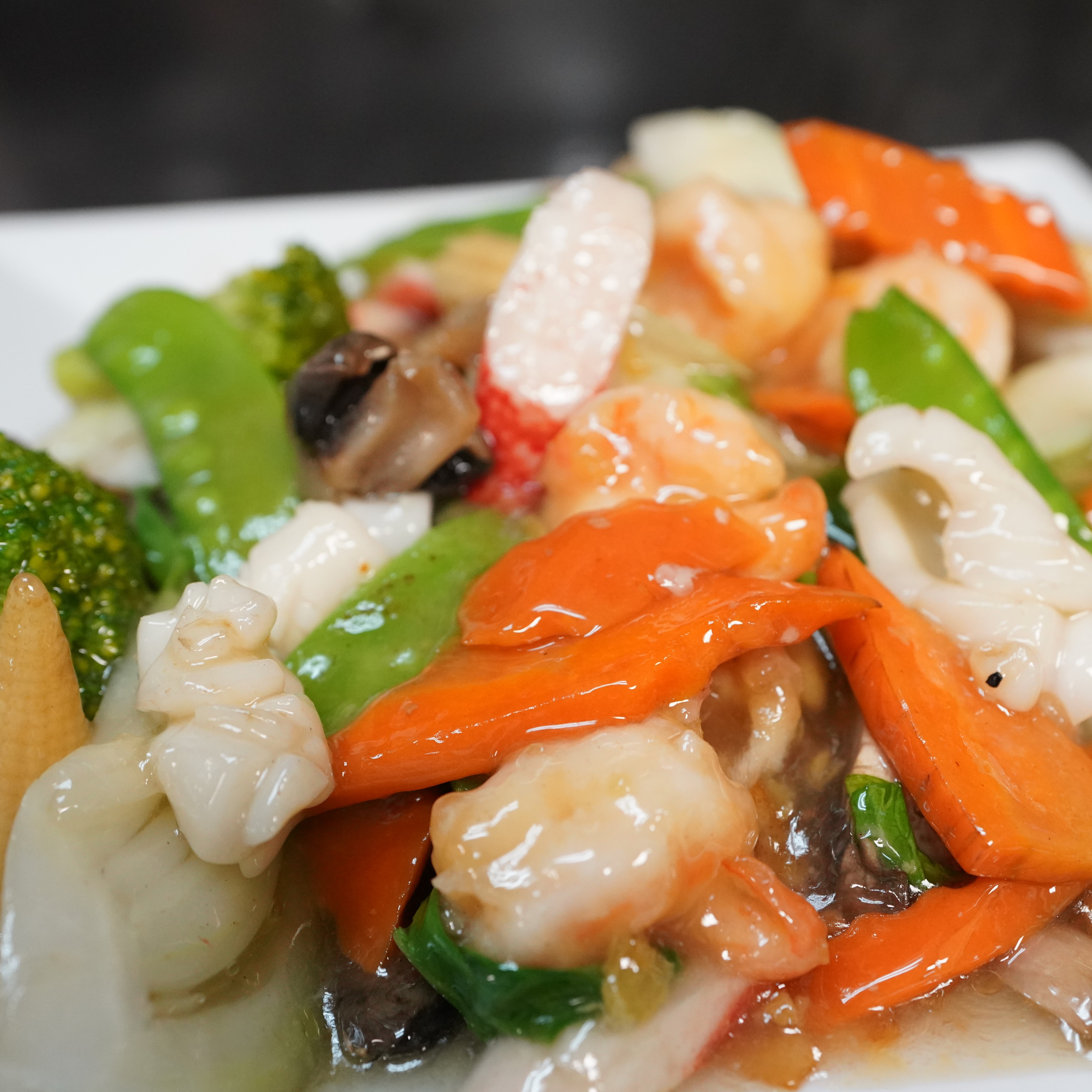 Order Seafood Chow Fun food online from Red Pepper Chinese Restaurant store, RICHFIELD on bringmethat.com