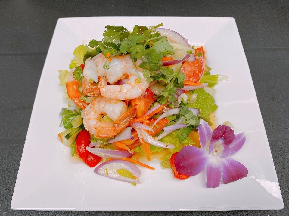 Order Shrimp Salad food online from Thai Spoon Las Vegas store, Las Vegas on bringmethat.com