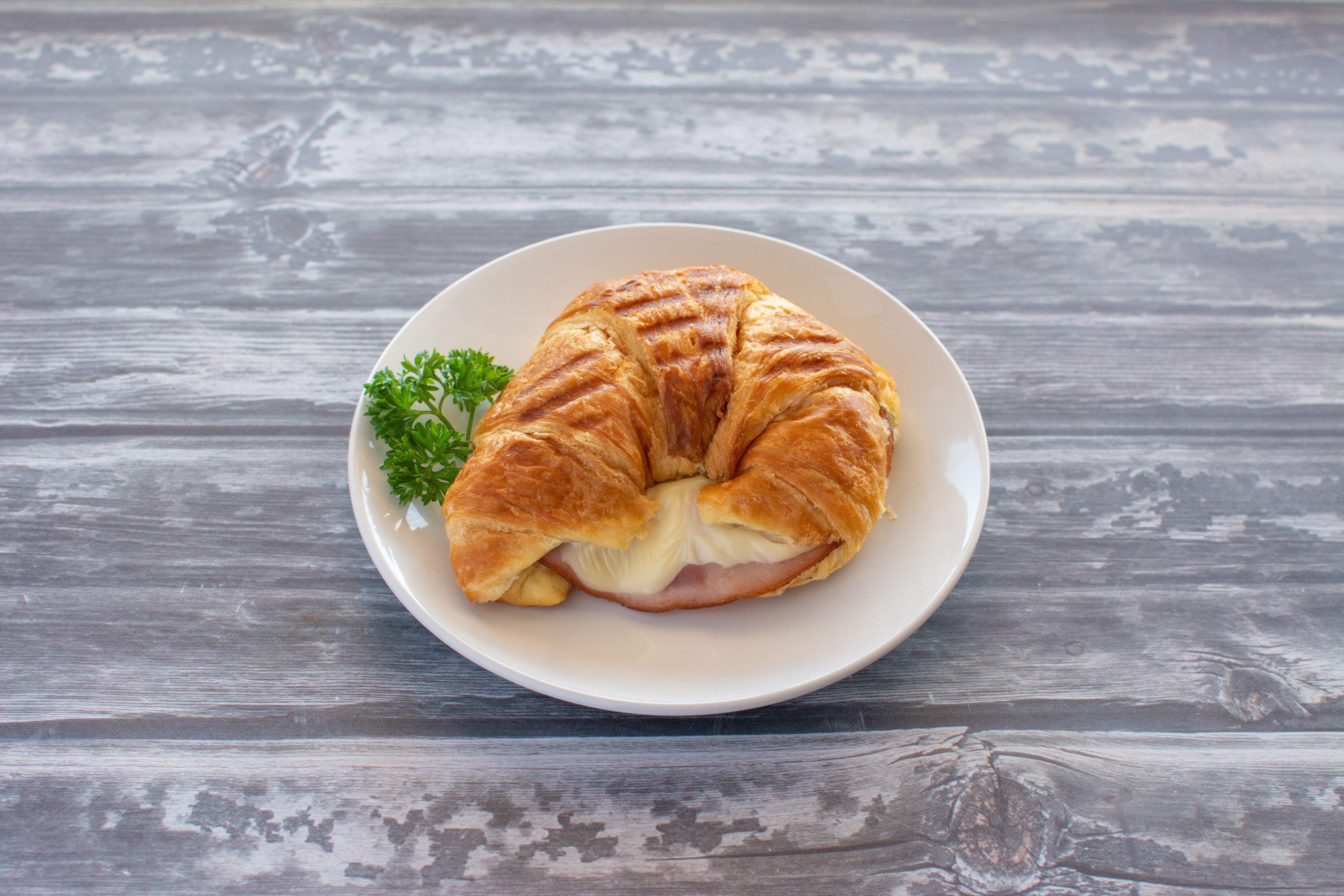 Order Ham and Cheese Croissant food online from Honeybee's store, Long Beach on bringmethat.com