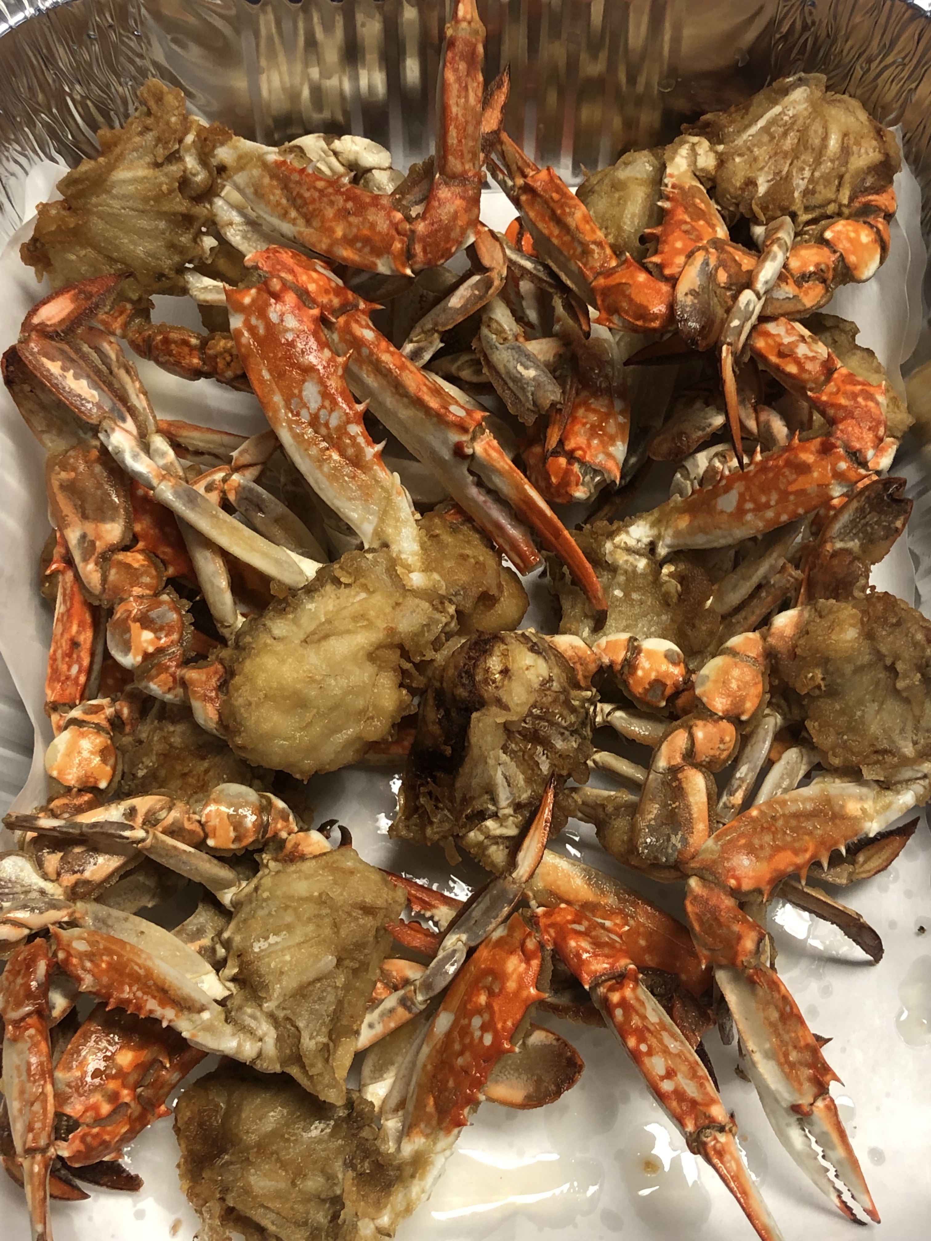 Order Fried Blue Crab 呂  food online from Cajun Seafood House store, Los Angeles on bringmethat.com