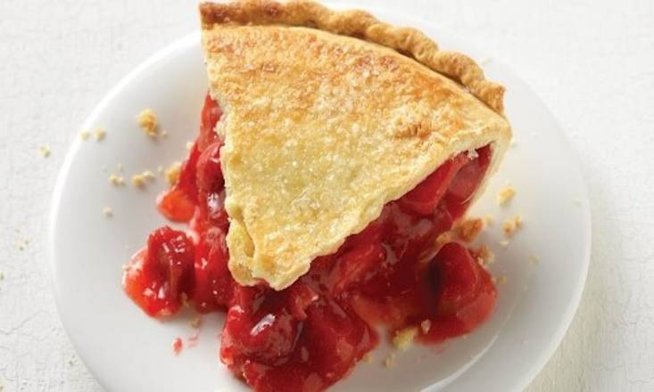 Order Strawberry Rhubarb Pie Slice food online from Bakers Square Restaurant & Pies store, Palatine on bringmethat.com