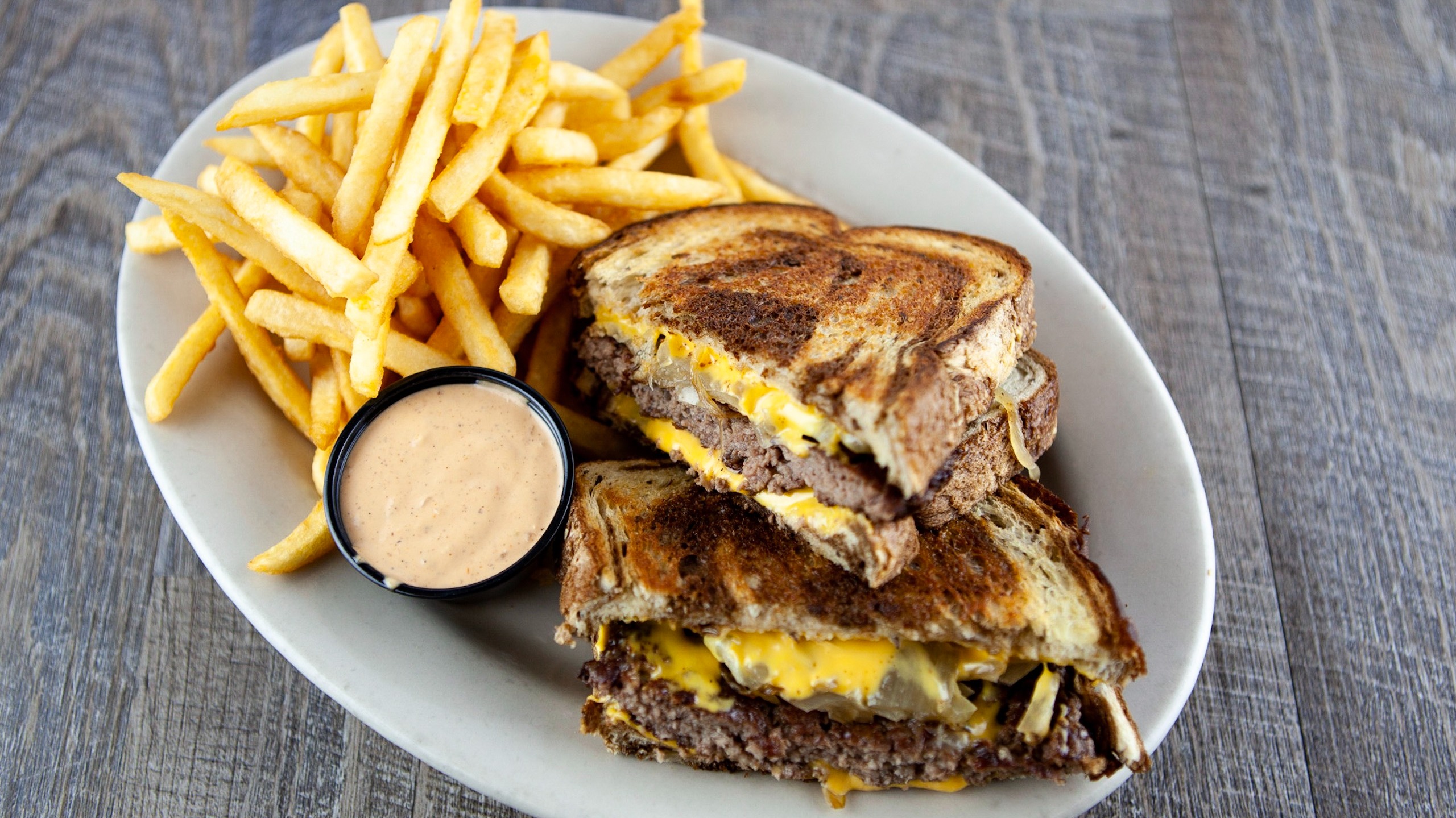 Order Patty Melt food online from Fitz's store, University City on bringmethat.com
