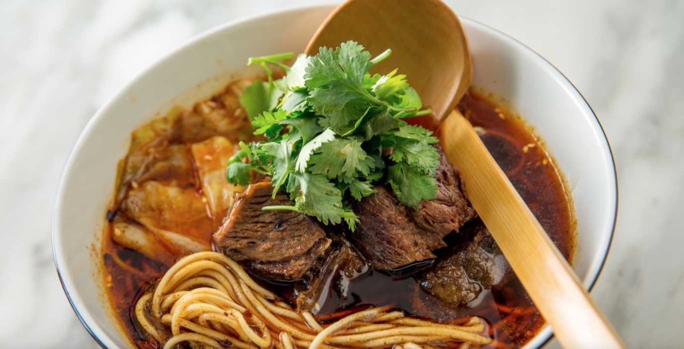 Order Hot Pot Beef Noodle Soup food online from Hao Noodle and Tea store, New York on bringmethat.com