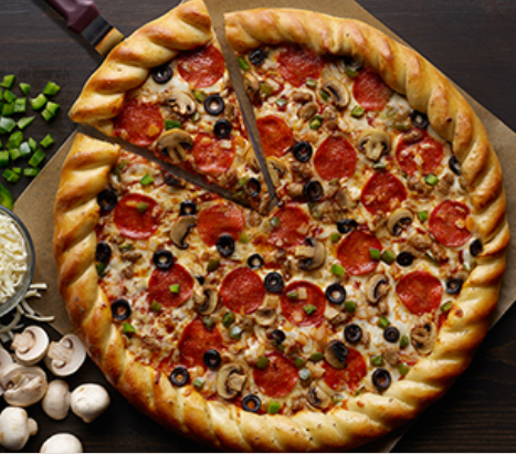 Order Extra Large Supreme Pizza food online from Pj Fresh store, Vandalia on bringmethat.com