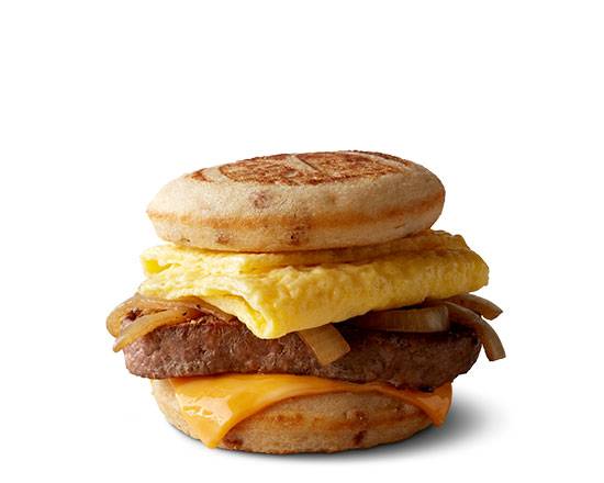 Order Steak Egg Cheese McGriddle food online from Mcdonald'S® store, AMHERST on bringmethat.com