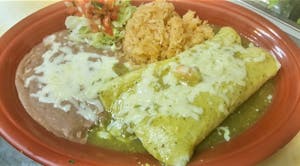 Order Enchiladas de Camarones food online from El Charro Bar & Grill store, Turlock on bringmethat.com