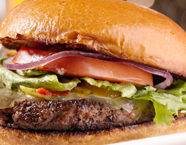Order 1/4 lb. Hamburger food online from Salam restaurant store, Chicago on bringmethat.com