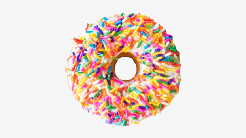 Order Vanilla Sprinkle Donuts food online from Giggles Of Decatur L.L.C. store, Decatur on bringmethat.com