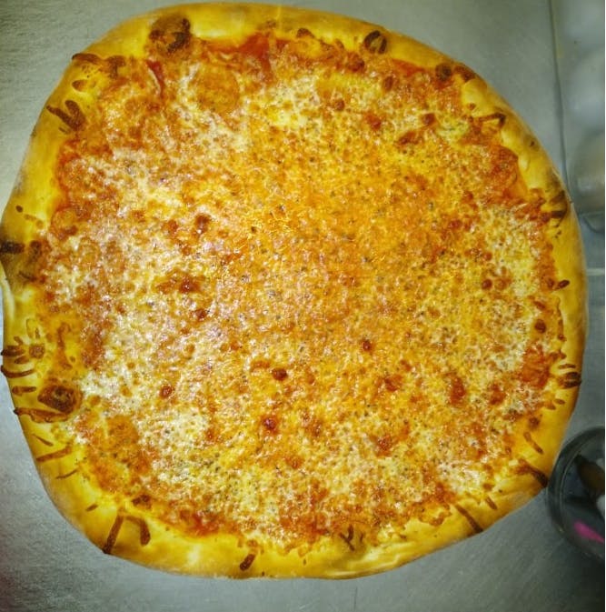 Order Plain Cheese Pizza - Medium 14'' food online from Angry Oven Pizzeria store, Bath on bringmethat.com