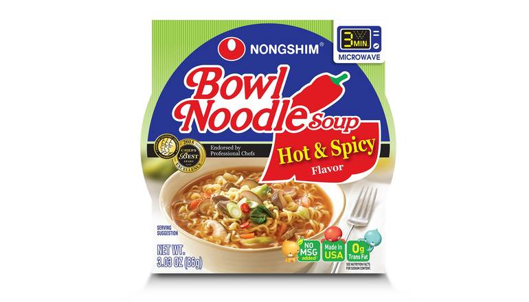 Order BOWL NOODLE SOUP, HOT & SPICY food online from Exxon Constant Friendship store, Abingdon on bringmethat.com