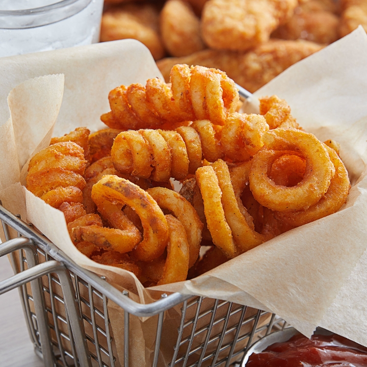 Order CURLY FRIES food online from Leo's Coney Island store, Sterling Heights on bringmethat.com