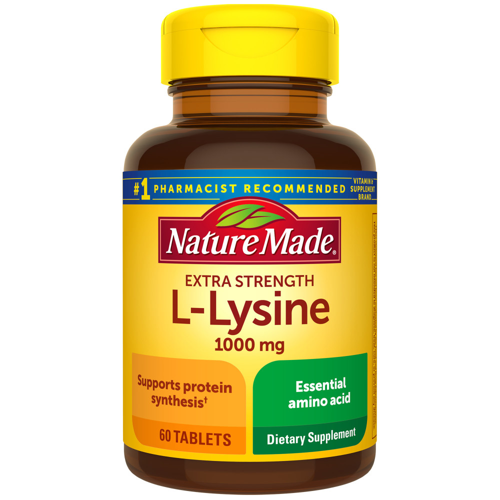 Order Nature Made L-Lysine Tablets, 1000mg - 60 ct food online from Bartell store, Edmonds on bringmethat.com