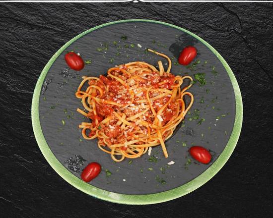 Order Spaghetti Alla Bolognese Pasta food online from Roma Restaurant & Pizzeria store, Clifton on bringmethat.com