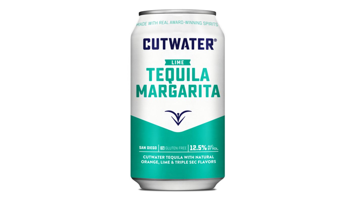 Order Cutwater Cocktails Lime Margarita 4 Pack 12oz Cans food online from House Of Cigar & Liquor store, Redondo Beach on bringmethat.com