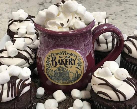 Order Hot Chocolate Marshmallow Cupcakes (pack of 2) food online from The Pennsylvania Bakery store, Camp Hill on bringmethat.com