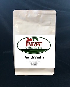 Order French Vanilla Coffee food online from Harvest Cafe Coffee & Tea store, Indianapolis on bringmethat.com