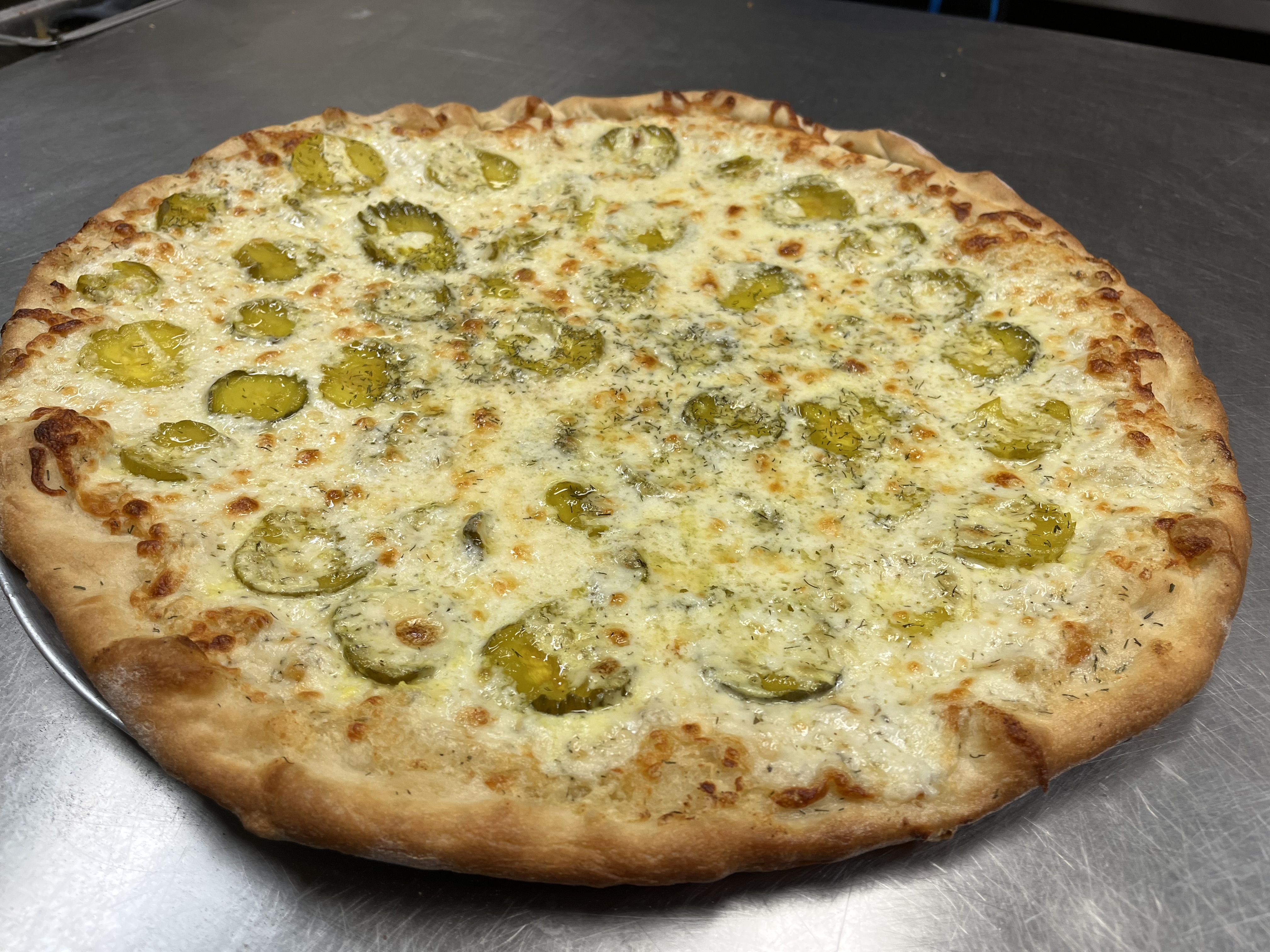 Order Pickle Pizza food online from Bravo NY Pizza store, New Milford on bringmethat.com