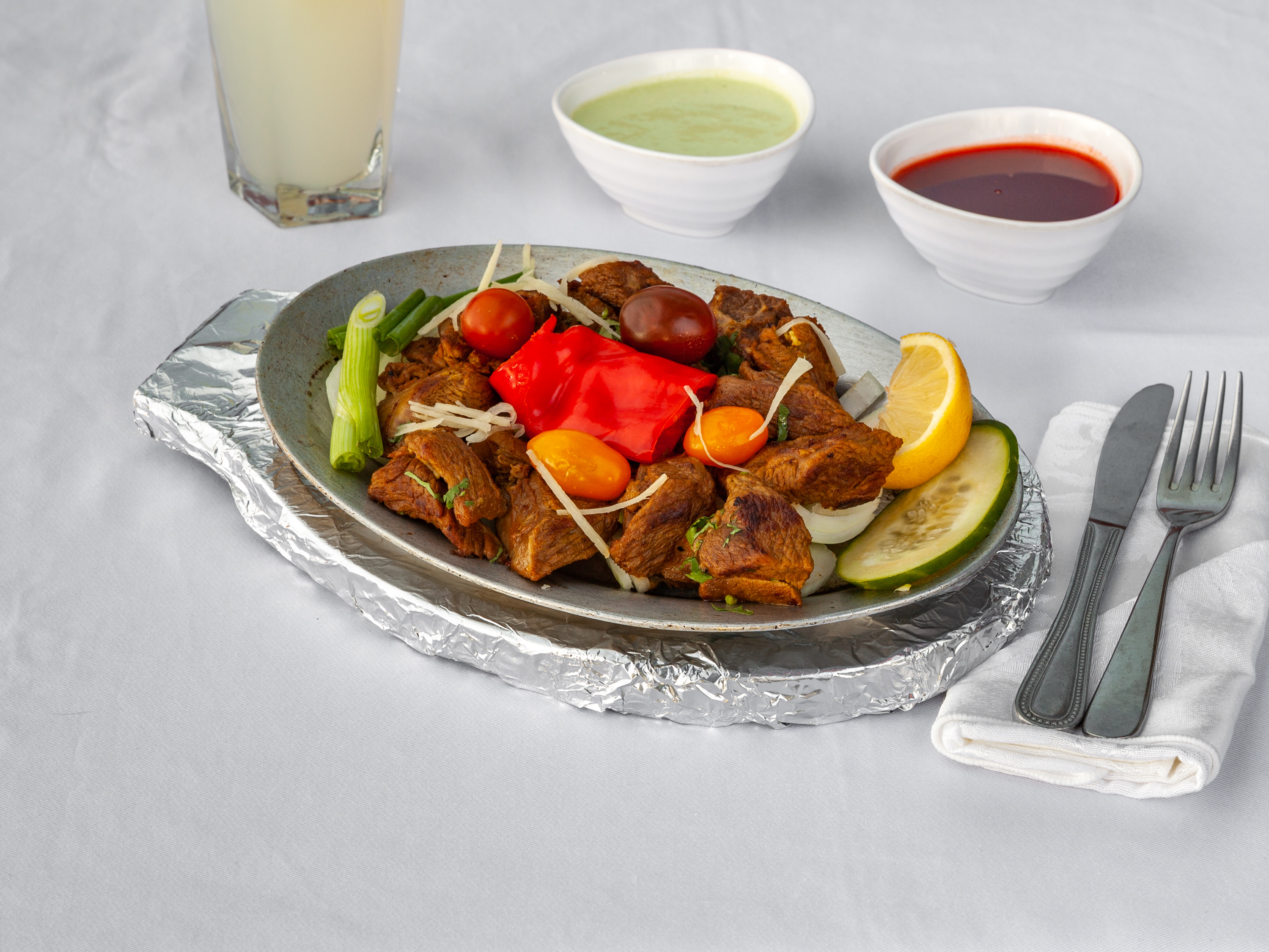 Order Lamb Boti Kabab food online from The Little India Restaurant store, Chicago on bringmethat.com