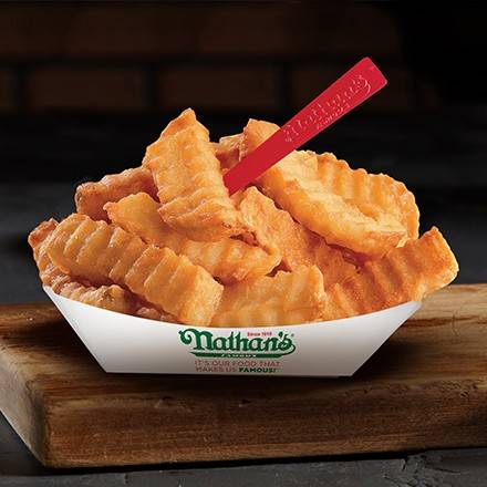 Order Original Crinkle Cut Fries food online from Nathan's Famous store, Portland on bringmethat.com