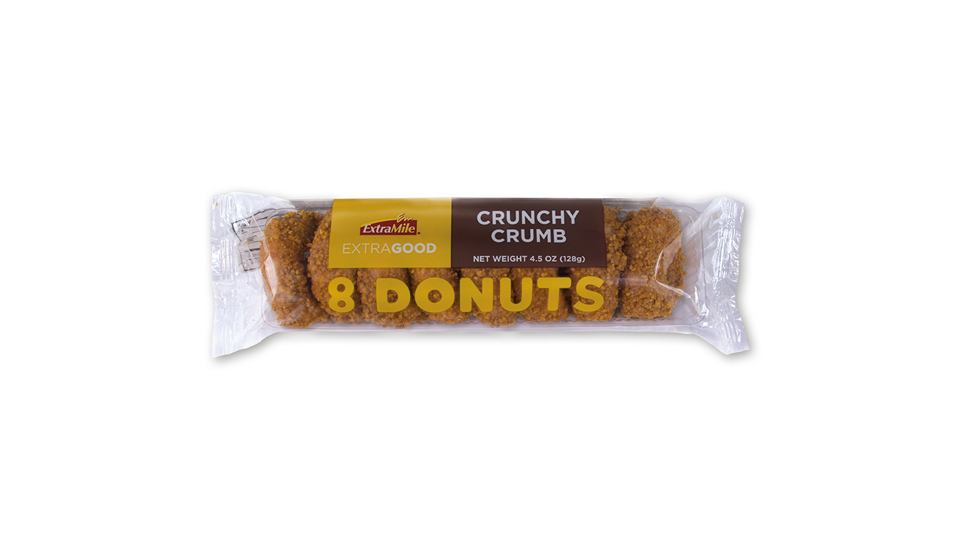 Order ExtraMile Crunch Crumb Donuts 4.5oz food online from Extramile store, San Diego on bringmethat.com
