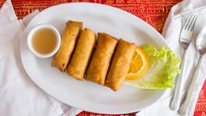 Order A4. Vegetable Egg Rolls food online from 3 Sisters store, Ephrata on bringmethat.com