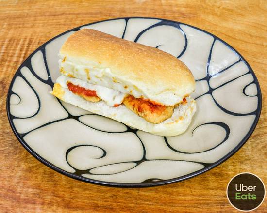 Order Chicken Parmesan Hoagie Half food online from Aroma Pizza store, Clinton on bringmethat.com