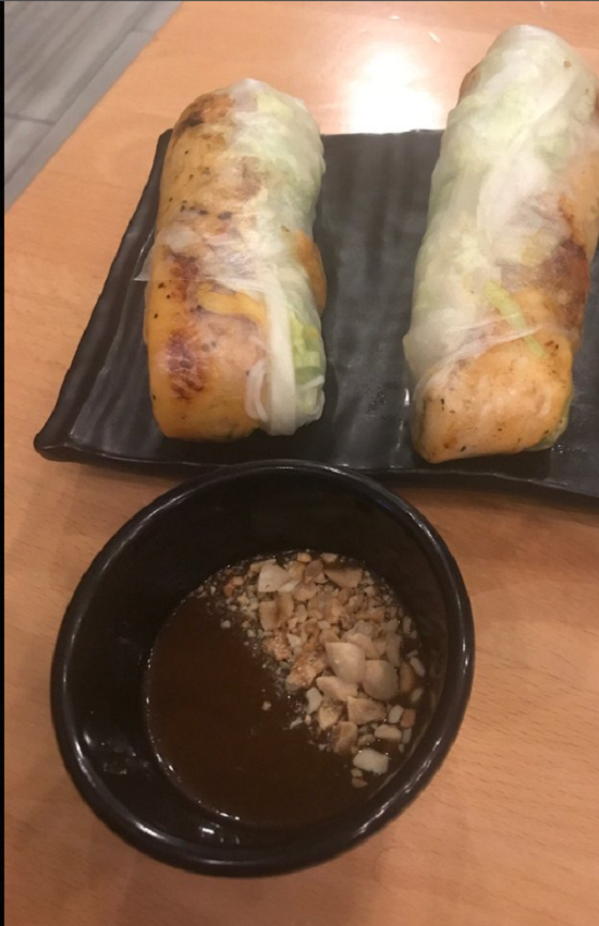 Order A3. Grilled Chicken Spring Rolls food online from Que Huong store, Plano on bringmethat.com