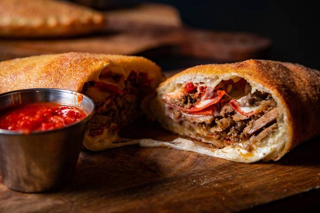 Order CALZONE Meaty food online from Anthony's Eatalian store, Dallas on bringmethat.com