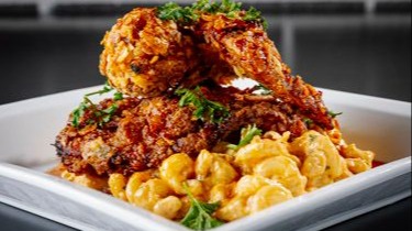 Order Potato Chip Fried Chicken with Mac & Cheese food online from Distill store, Las Vegas on bringmethat.com