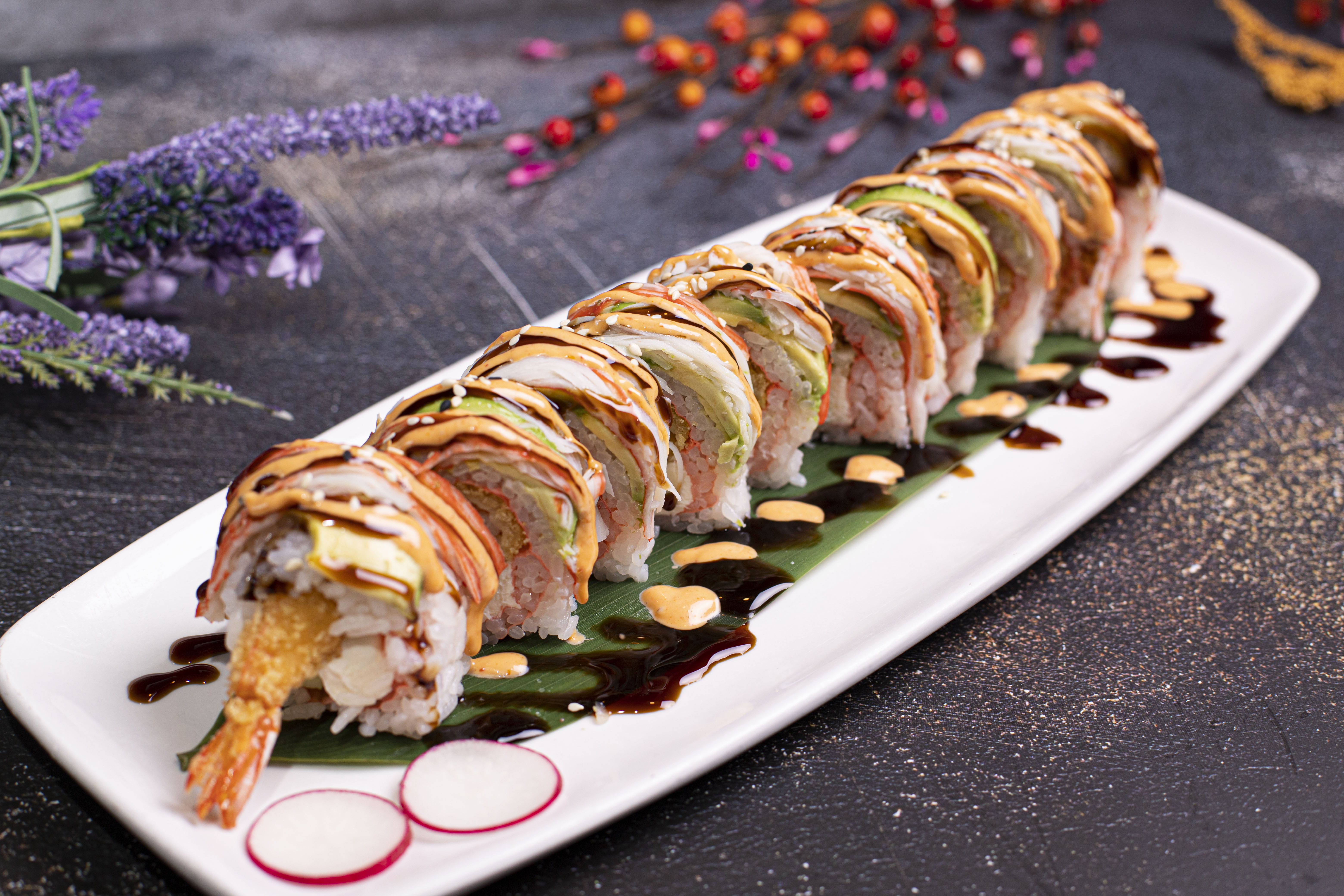 Order 24. Texas Special Large Roll food online from Jc Sushi & Chinese Restaurant store, Phoenix on bringmethat.com