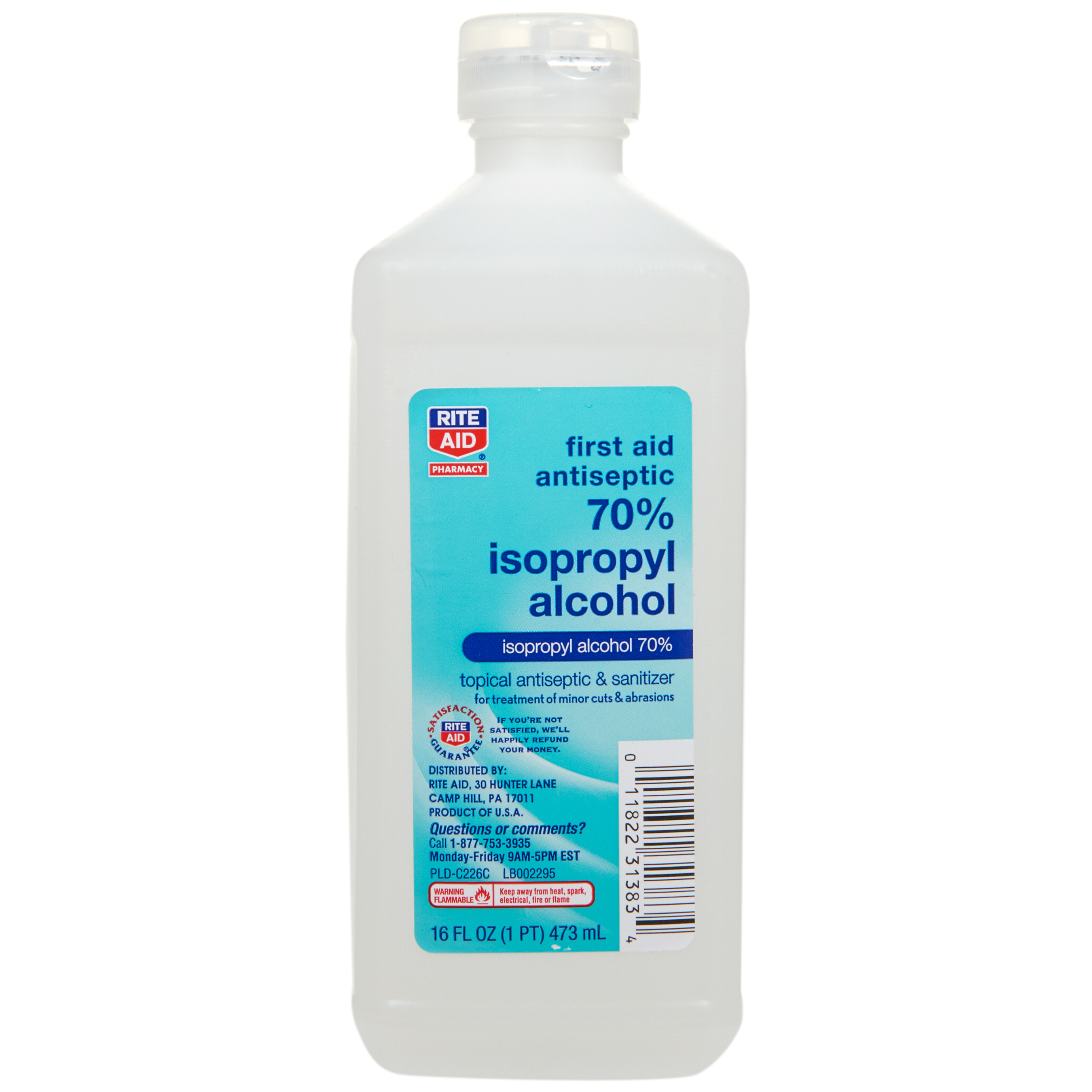 Order Rite Aid First Aid Antiseptic 70 Percent Isopropyl Alcohol - 16 fl oz food online from Rite Aid store, Aston on bringmethat.com