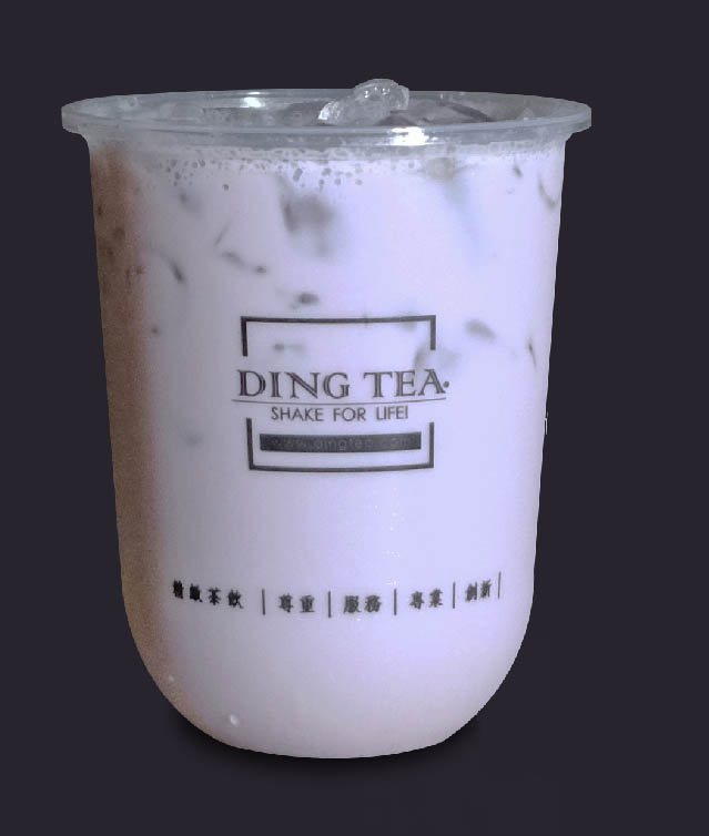 Order Taro Milk Tea food online from Ding Tea store, Portland on bringmethat.com
