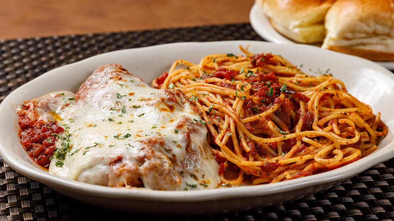 Order Chicken parmigiana food online from Italian Express Family Restaurant store, Chicago on bringmethat.com