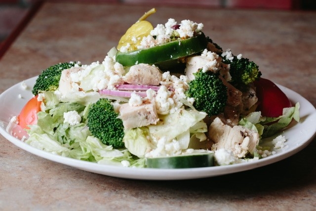 Order Chix Broc Bacon Salad food online from Cape Cod Cafe Pizza store, Raynham on bringmethat.com