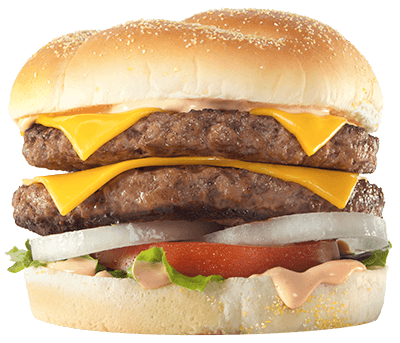 Order Double Cheese Burger food online from Apollo Burgers store, Salt Lake City on bringmethat.com