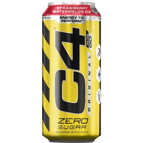 Order C4 Energy Drink Strawberry Watermelon 16oz food online from Stripes store, Del Rio on bringmethat.com