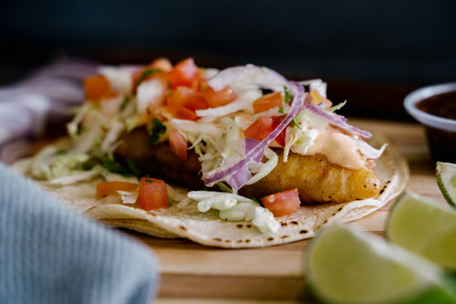 Order Fish Taco food online from Polas Mariscos store, Montclair on bringmethat.com