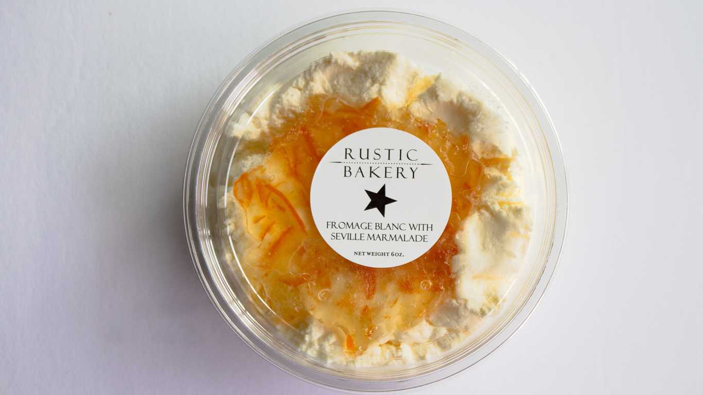 Order Fromage Blanc w/ Seville Marmalade, 8 oz food online from Rustic Bakery store, Novato on bringmethat.com