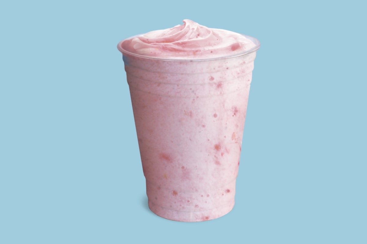 Order NON DAIRY STRAWBERRY SHAKE food online from Smashburger store, Roseville on bringmethat.com