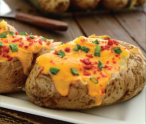 Order Baked Potato with Bacon and Cheese Whiz food online from Don Giovanni Ii store, Philadelphia on bringmethat.com